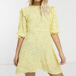 Faithful The Brand Edwina Mini Dress La Fica Floral Print